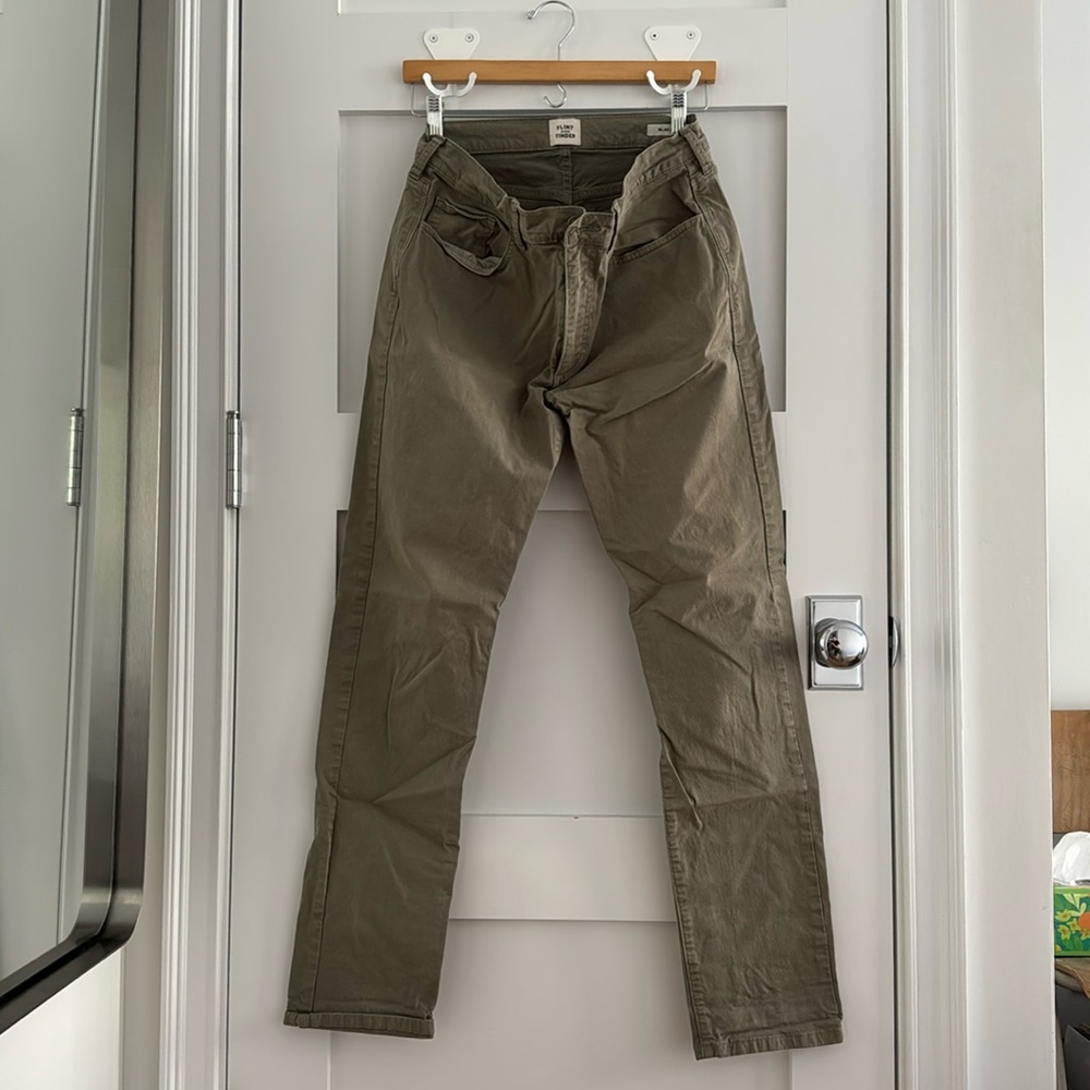 Flint & Tinder 365 Pant in Olive - Slim